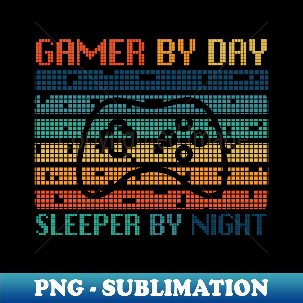 LU-20231114-8809_Gamer by day Sleeper by Night Video Game Funny 8228.jpg