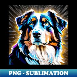 australian shepherd - high-quality png sublimation download - perfect for sublimation mastery