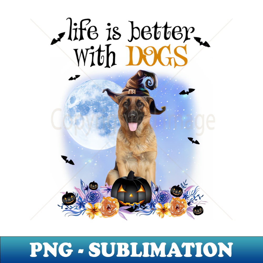 ME-20231114-8940_German Shepherd Witch Hat Life Is Better With Dogs 5386.jpg