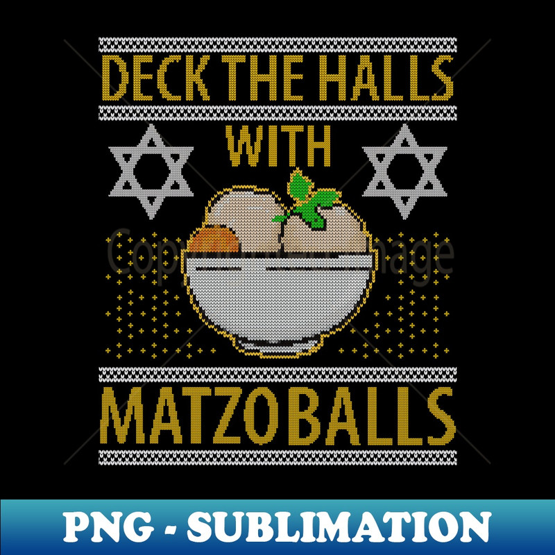 NJ-20231114-9821_Hanukkah Deck The Halls Matzo Balls Ugly Christmas Style Long Sleeve.jpg