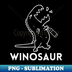 winosaur - png transparent digital download file for sublimation - create with confidence