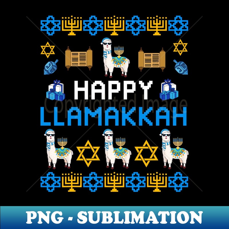 OD-20231114-12258_Jewish Holiday Llamakkah Funny LLama Ugly Hanukkah Sweater Long Sleeve 1.jpg