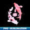 OO-20231114-12850_Koi Fish Pink Lotus Flower Two Pink Koi Fish Japanese Koi Lucky Animal 4249.jpg