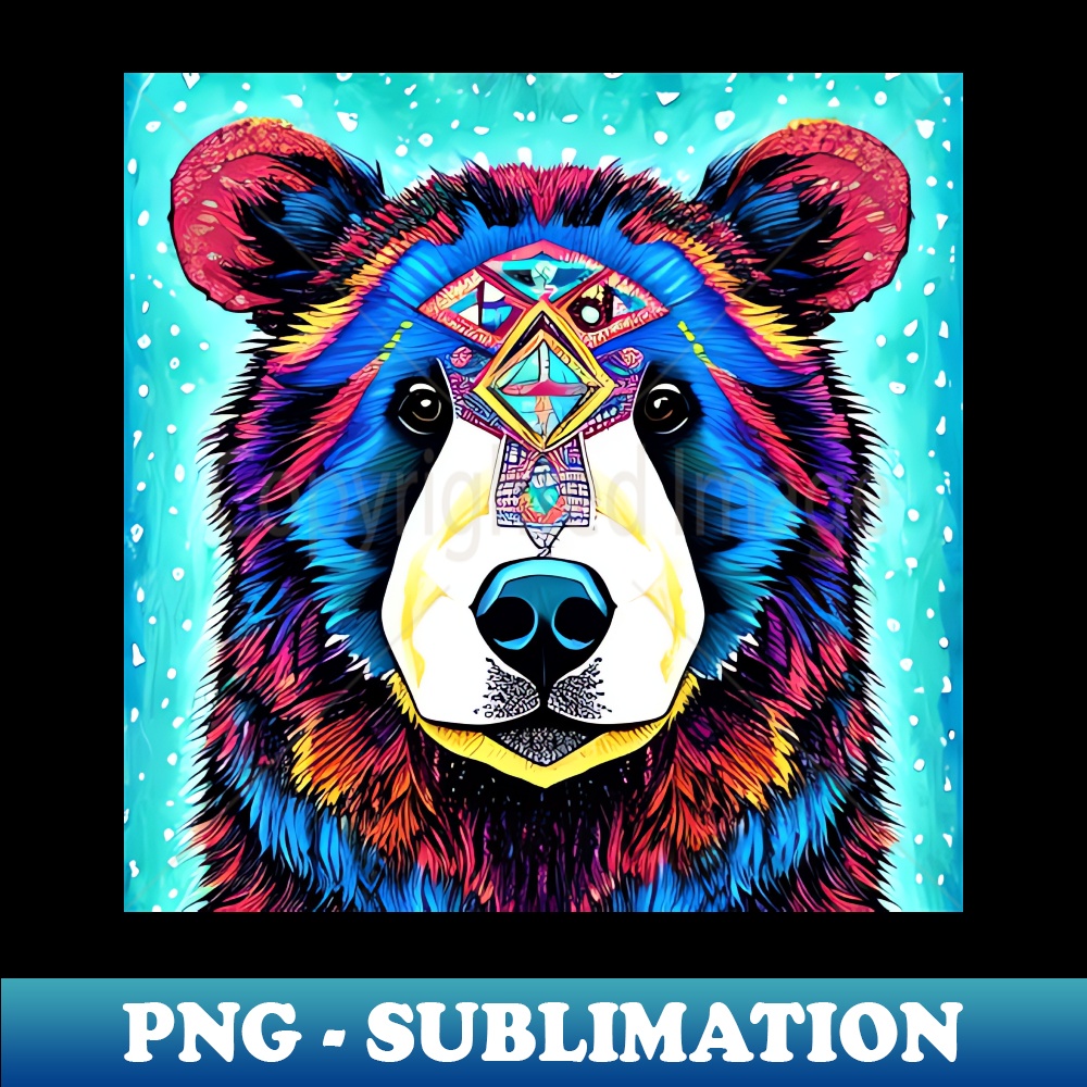 PS-20231114-9295_Gorgeous Watercolour painting of a Magnificent Bear 9730.jpg