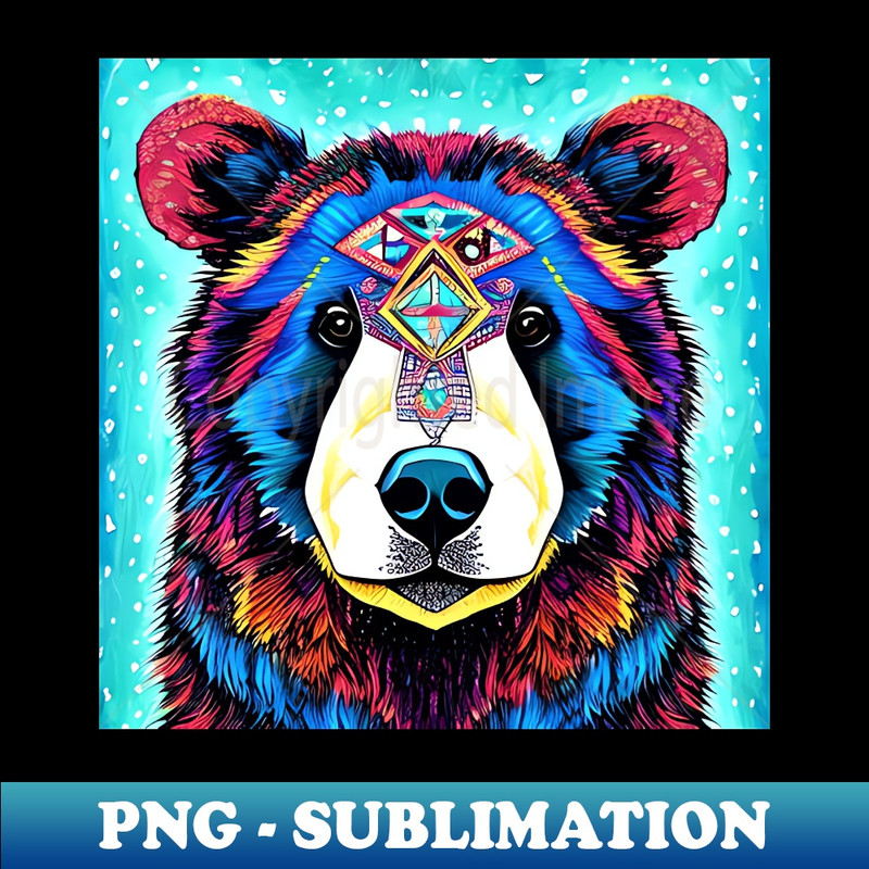 PS-20231114-9295_Gorgeous Watercolour painting of a Magnificent Bear 9730.jpg