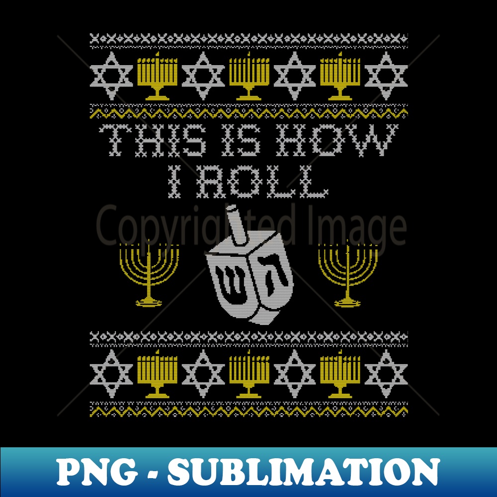 PW-20231114-20970_This is How I Roll Dreidel Long Sleeve Shirt, Hanukkah Gifts Long Sleeve.jpg
