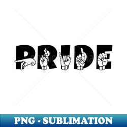 pride asl sign language design - high-quality png sublimation download - perfect for creative projects