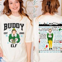 buddy elf christmas shirt, the elf movie shirt, santa i know him shirt, elf christmas movie shirt, christmas gifts