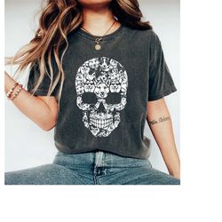 skull dog corgi shirt, halloween dog shirt, halloween shirt, ghost shirt, funny dog shirt