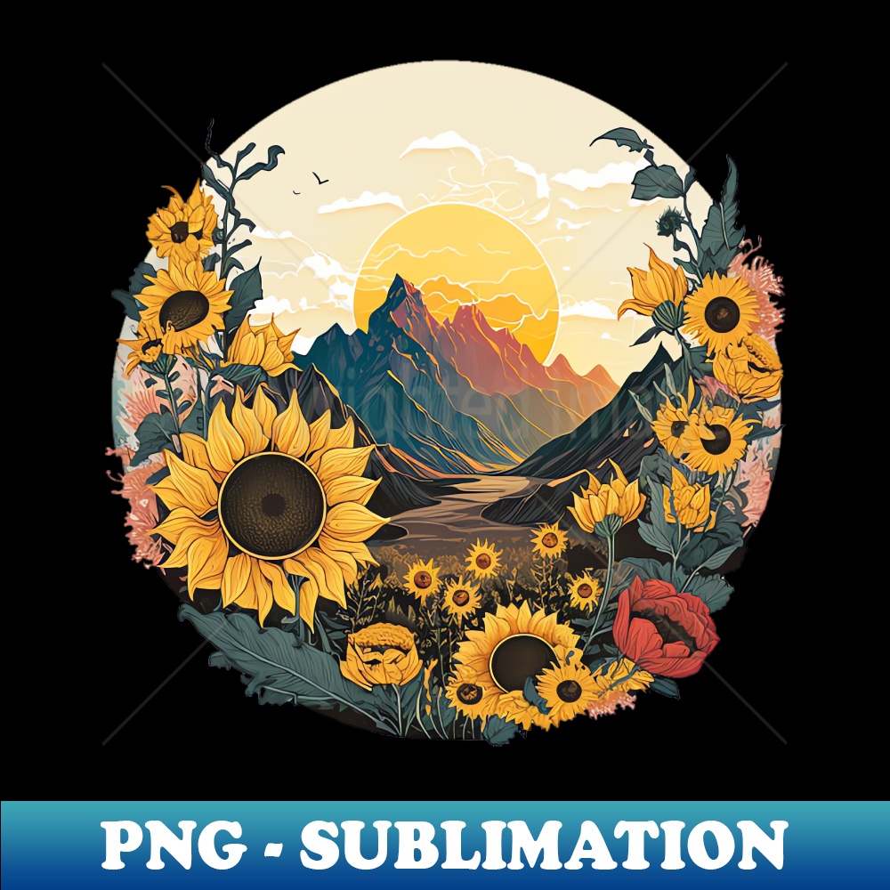 QS-20231114-14897_Mountain landscape with sunflowers and sun summer design 2688.jpg