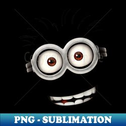despicable me minions bob smiling face - signature sublimation png file - enhance your apparel with stunning detail