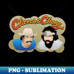 cheech and chong - png transparent sublimation design - unlock vibrant sublimation designs