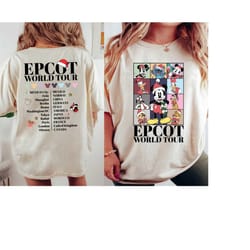 disney epcot world tour christmas shirt, mickey and friends christmas shirt, disney christmas party shirt, disneyland fa