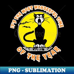 its the most wonderful time of the year - cat - instant sublimation digital download - unlock vibrant sublimation designs