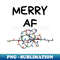 SG-20231114-4463_Christmas Humor Rude Offensive Inappropriate Christmas Card Merry AF Black 7449.jpg