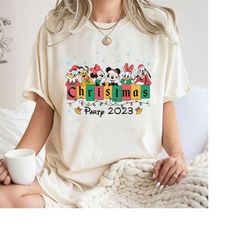 Vintage Disneyland Christmas Shirt, Magical Land Christmas Shirt, Mickey and Friends Christmas Shirt, Trendy Sweatshirt,