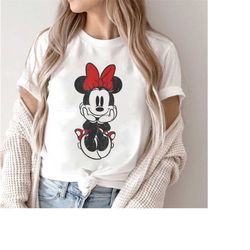 minnie shirt, retro minnie shirt, disney minnie shirt, disney family shirt, disney retro shirt, minnie mouse shirt, cute