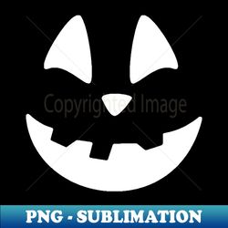 pumpkin face - modern sublimation png file - fashionable and fearless