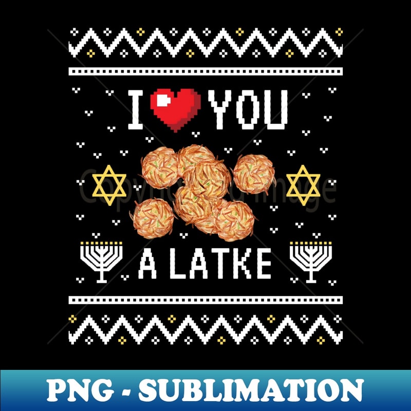 SN-20231114-8687_Funny Ugly Hanukkah Sweater Design I Love You a Latke Gift Long Sleeve.jpg