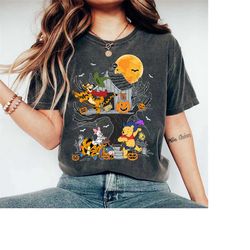 disney pooh and friends halloween shirt, winnie the pooh halloween shirt, halloween party shirt, winnie the boo shirt, d