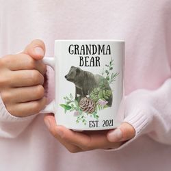grandma bear mug, grandma gift, grandmother coffee mug