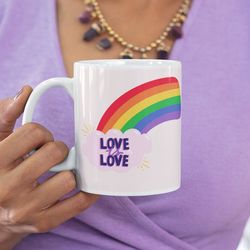 love is love, pride mug, equality mug