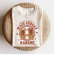 mickey minnie main street bakery shirt, mickey gingerbread shirt, disney gingerbread sweatshirt, gingerbread cookies, di