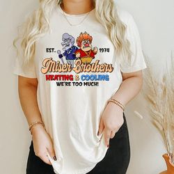 the year without santa claus shirt, miser brothers shirt, snow miser shirt, heat miser tee, heat and snow shirt