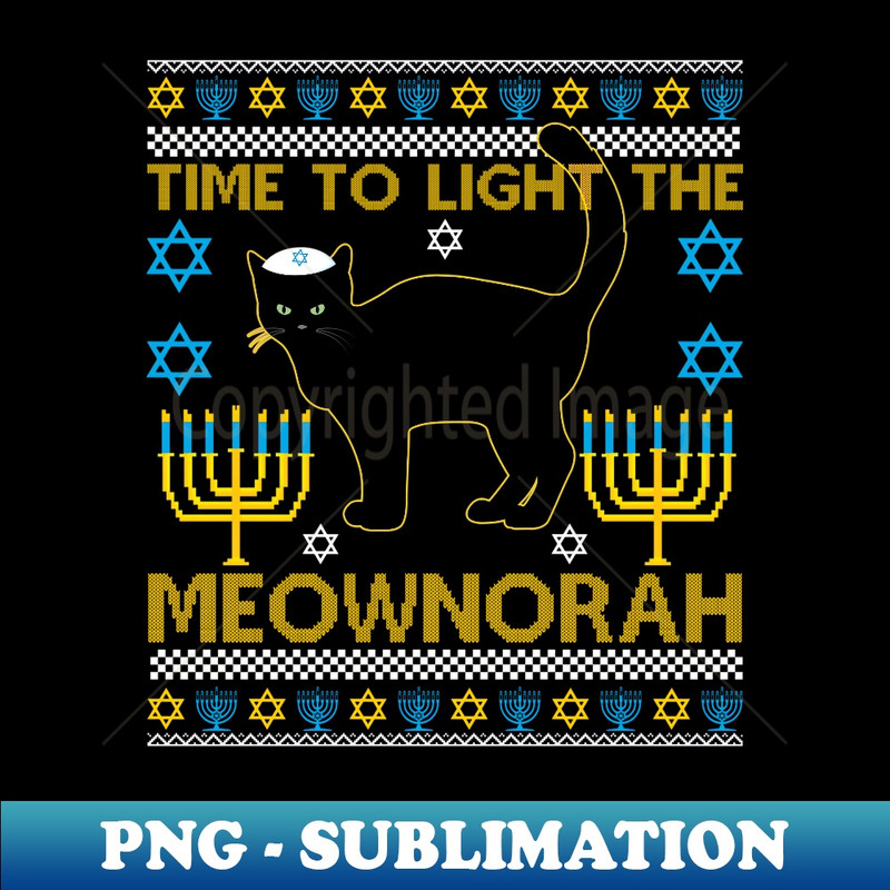 TR-20231114-13339_Light The Meownorah Jewish Cat Menorah Lover Ugly Chanukah Long Sleeve 2.jpg