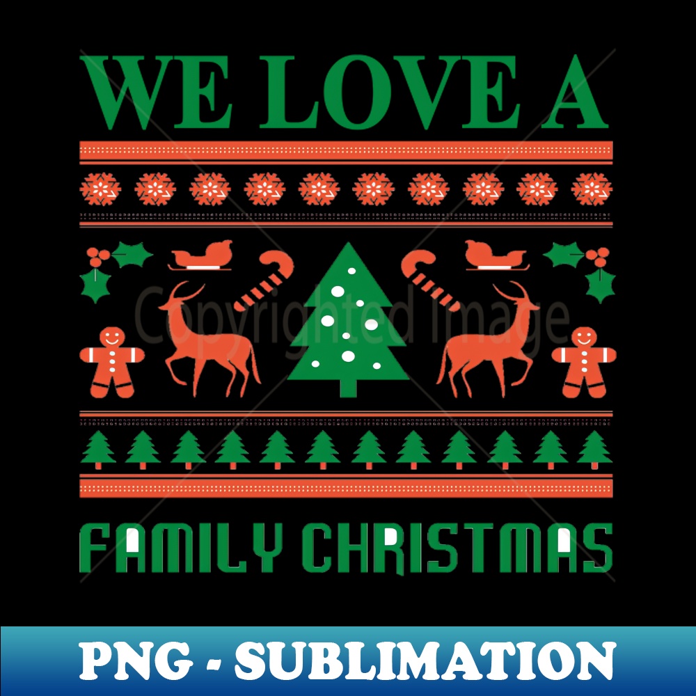 UP-20231114-7505_Family Christmas - Groovy Christmas - We love a family christmas Family Christmas T-shirt Pjama T-shirt 5163.jpg