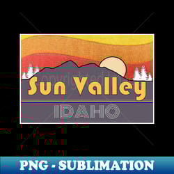 sun valley idaho vacation travel skiing mountains - aesthetic sublimation digital file - defying the norms