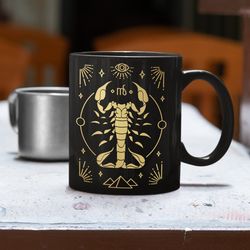 scorpio mug zodiac gifts astrology mug scorpio gifts horoscope birthday gift for her scorpio birthday november october c