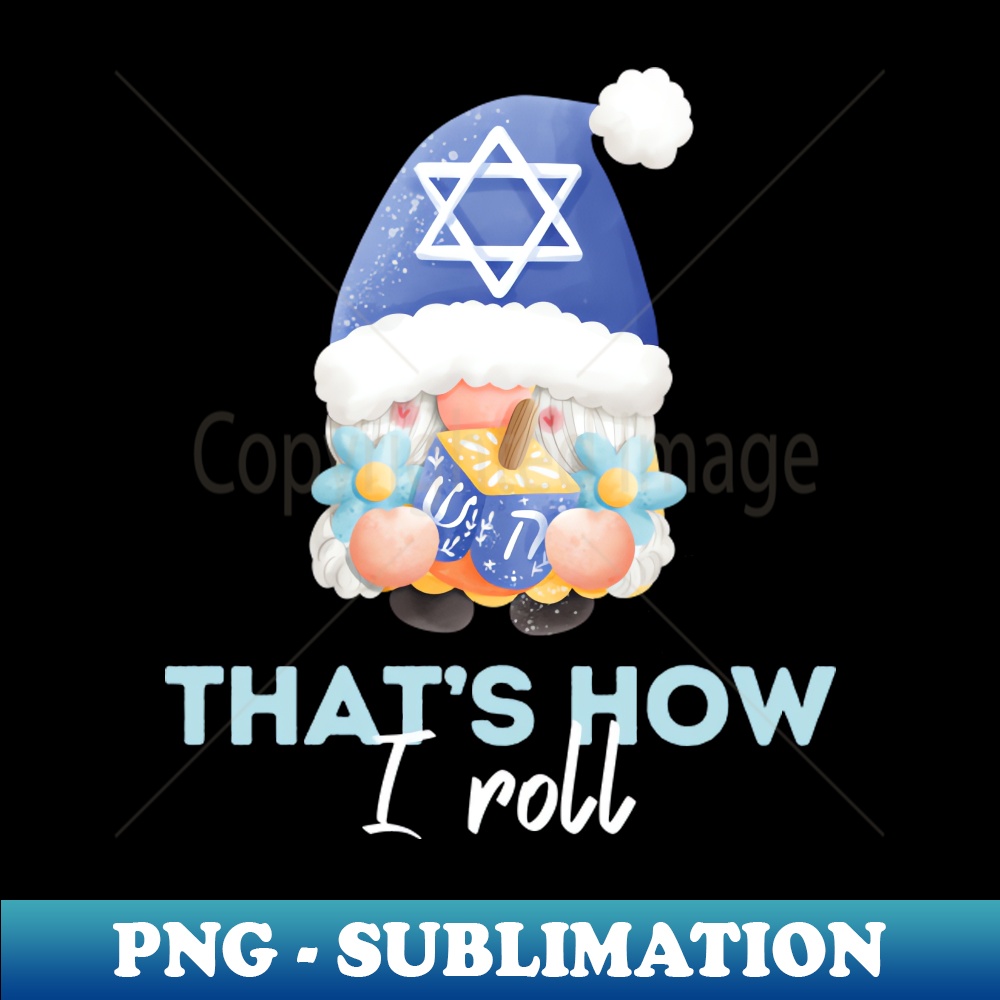 VR-20231114-6804_Dreidel gnome hanukkah chanukah jewish gnomie gnomies dreidel game happy hanukkah jewish holiday fesitval of lights judaism shabbat thats how I