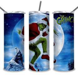 the grinch christmas 20/30 oz skinny tumbler png, grinch png, christmas 20oz tumbler wrap, christmas tumbler png