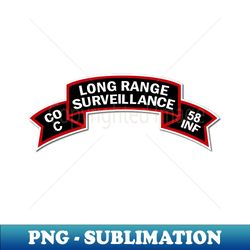 c co 58th infantry ranger scroll - lrrp w ds x 300 - aesthetic sublimation digital file - revolutionize your designs