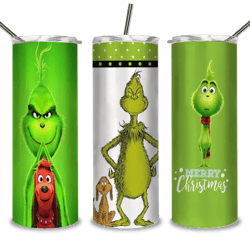 the grinch christmas 20/30 oz skinny tumbler png, grinch png, christmas 20oz tumbler wrap, christmas tumbler png
