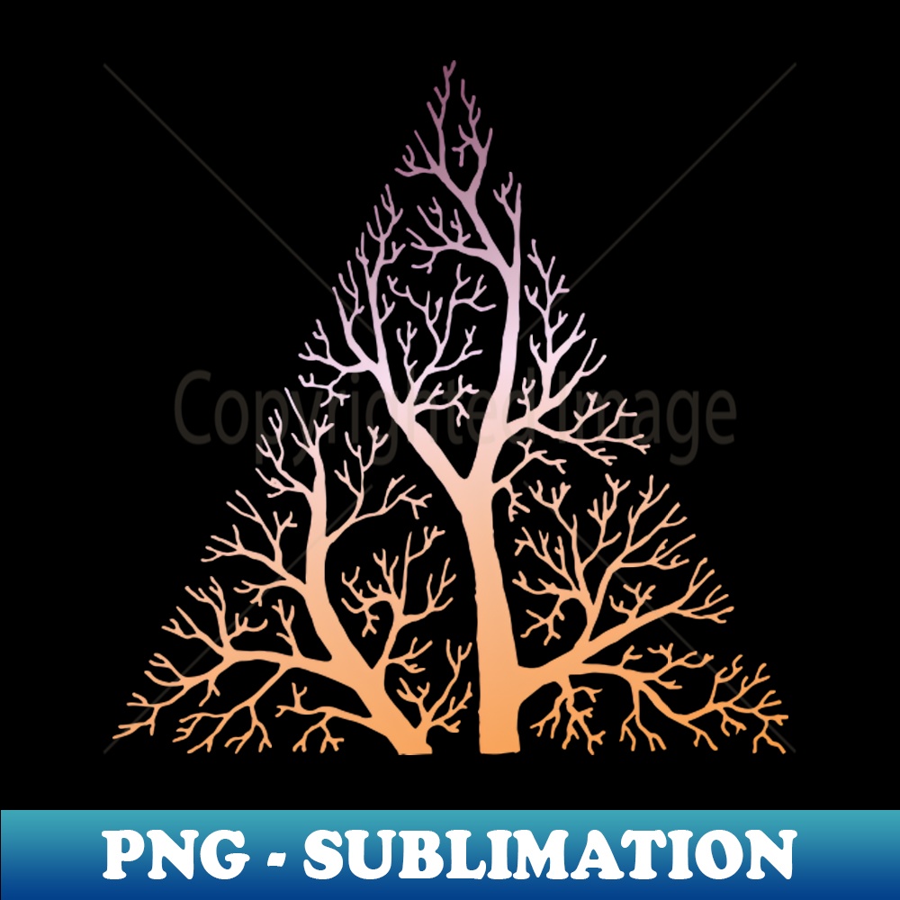 WG-20231114-19832_Stylized tree branches in triangle frame - pink purple and orange gradient 4113.jpg