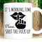 Funny Coffee Mug, Funny Coffee Cups, Not a Morning Person, Shh Coffee Mug, Its Morning Time Please Shut the Fuck Up Mug, Swear Mug,Introvert.jpg