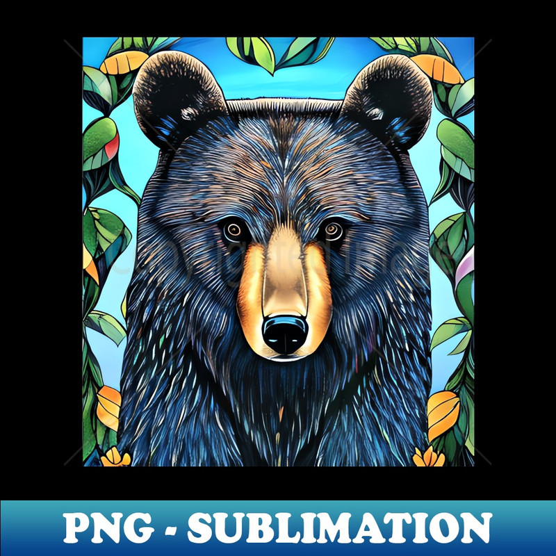 WQ-20231114-9294_Gorgeous Watercolour painting of a Magnificent Bear 9642.jpg