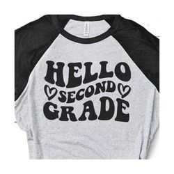 hello second grade svg