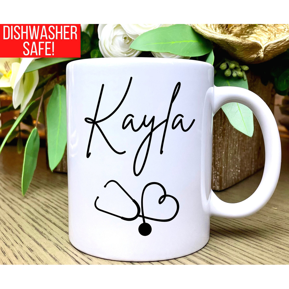 Personalized Nurse Coffee Cup, Coffee Mug for Nurses, Nurse Gift, Nurse Graduation Gift, New Nurse Gifts, BSN, RN, CNA, Doctor, lpn, crna.jpg