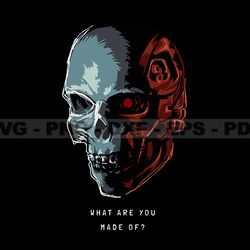 Skull Tshirt Design Bundle, Skull SVG PNG, Skull In The Wall File, DTG, DTF, Instant Download 33