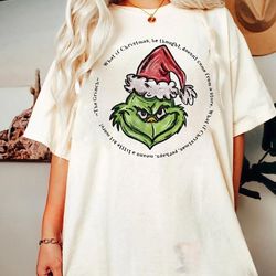 grinch christmas shirt, grinch shirt, christmas shirt, christmas vibe, shirt for her, funny grinch shirt