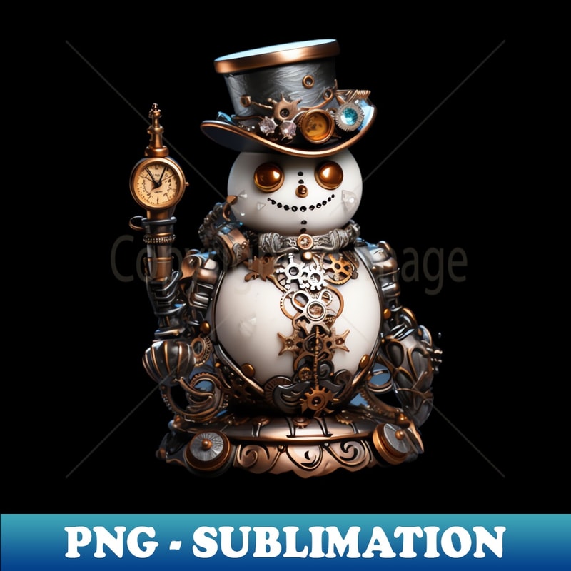 XP-20231114-19669_Steampunk Snowman with Copper Eyes and Top Hat 8955.jpg
