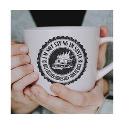 im not saying im santa postal worker svg