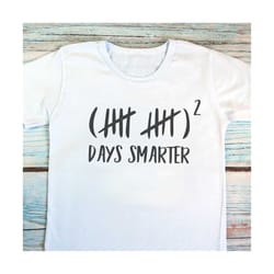 100 days smarter svg