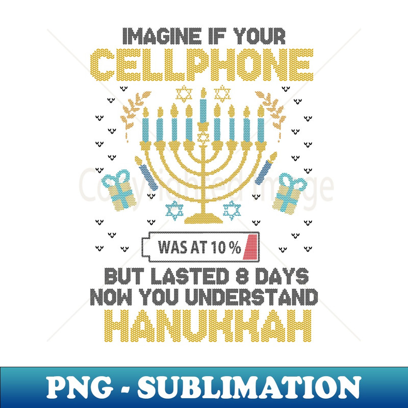 XZ-20231114-9819_Hanukkah Cellphone Ugly Chanukkah Sweater Funny Irish Gift Long Sleeve.jpg