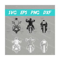 biker svg bundle, motorcycle biker png