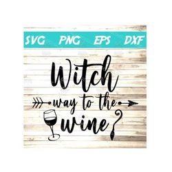 witch way to the wine svg