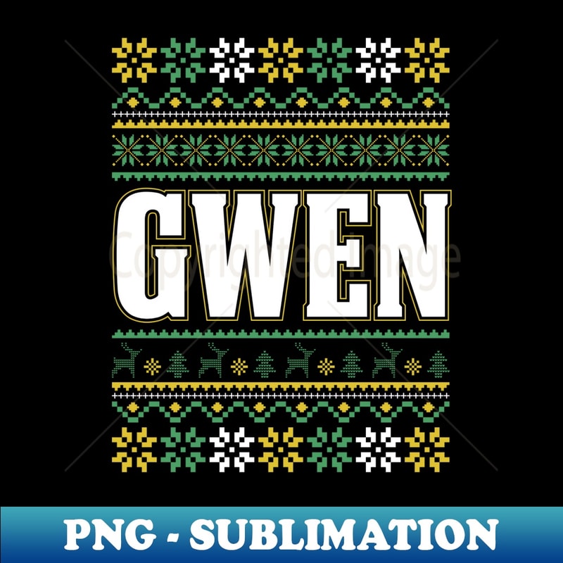 YU-20231114-9565_Gwen Personalized First Name Ugly Christmas Sweater Xmas Long Sleeve.jpg